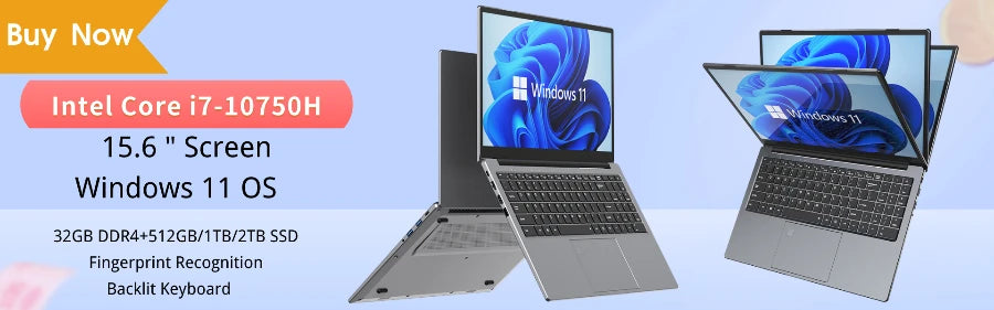 Pipo 15.6" Laptop – Intel Celeron N5095, 16GB DDR4, up to 1TB SSD, Pink/Silver, Windows 10