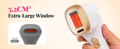 IPL Laser Hair Removal Device – 990,000 Flashes, Painless Permanent Hair Removal for Women & Men