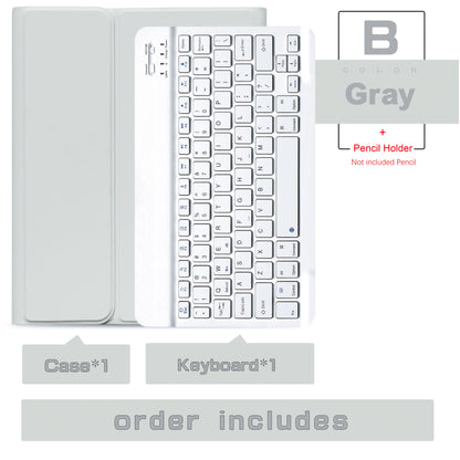 Wireless Magic Keyboard & Mouse Case for iPad Pro 11/13, Air 11/13, iPad 7-10 Gen – Bluetooth, Touchpad
