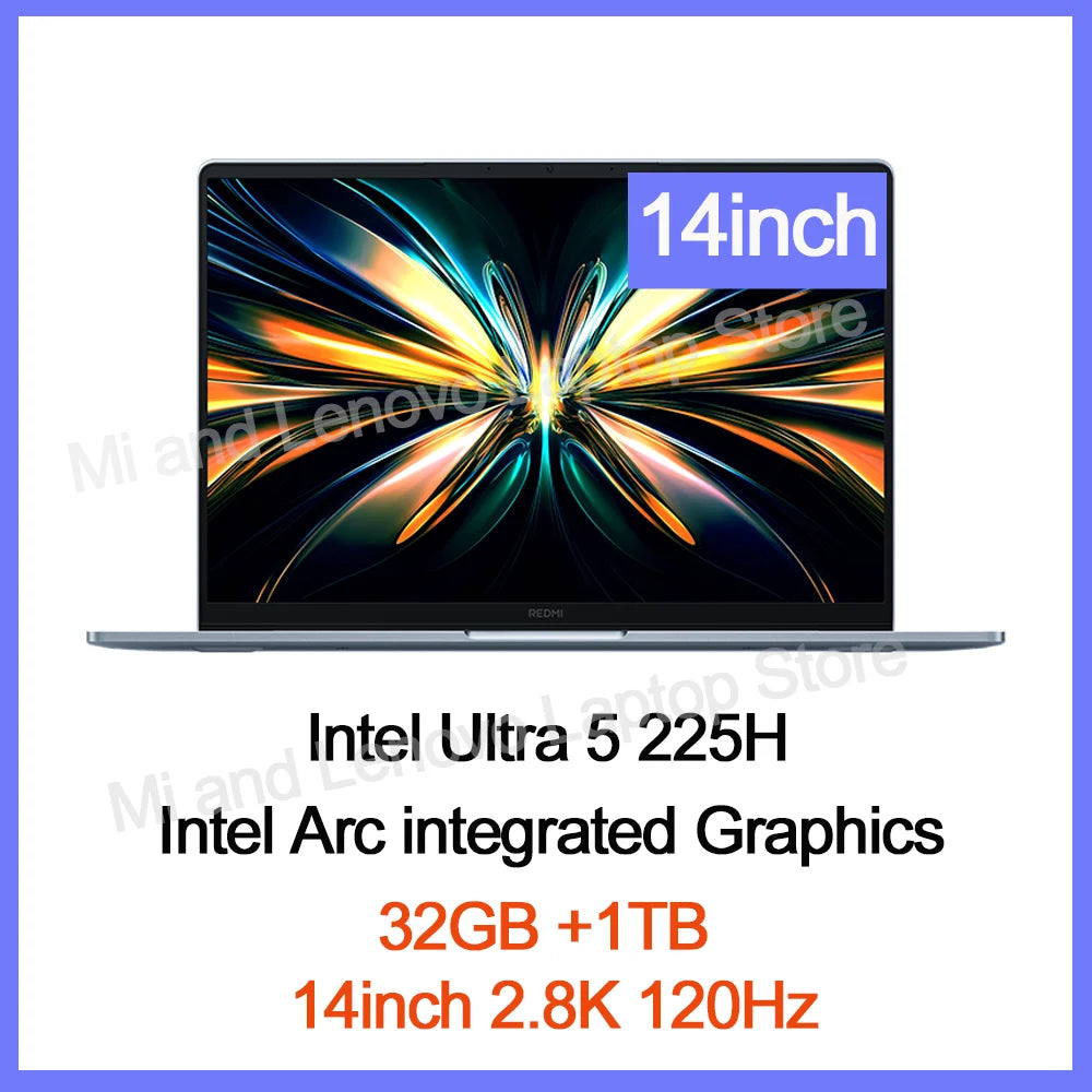 Xiaomi Redmi Book Pro 14 2025 – Intel Ultra 5/7, 32GB, 1TB, 2.8K 120Hz
