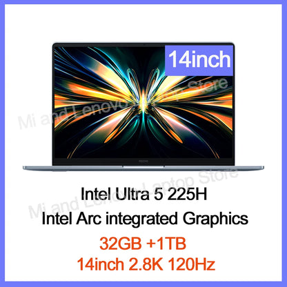 Xiaomi Redmi Book Pro 14 2025 – Intel Ultra 5/7, 32GB, 1TB, 2.8K 120Hz