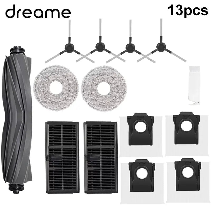 Dreame L10s Pro Ultra Heat / X30 Ultra / X30 Pro Robot Vacuum Spare Parts – Brush, Filter, Mop & Dust Bag