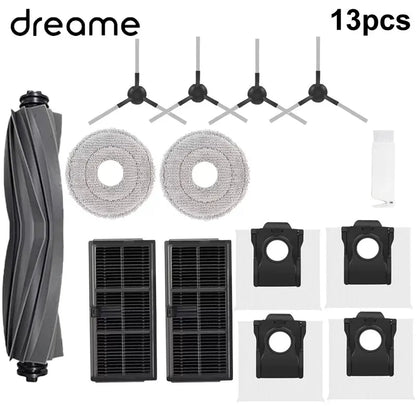 Dreame L10s Pro Ultra Heat / X30 Ultra / X30 Pro Robot Vacuum Spare Parts – Brush, Filter, Mop & Dust Bag