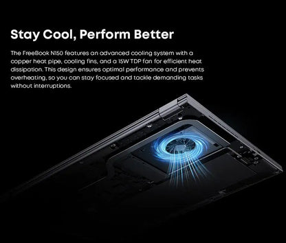 CHUWI FreeBook 2-in-1 Laptop – 13.4" Touch Screen, Intel N150, 16GB RAM, 512GB SSD, Windows 11