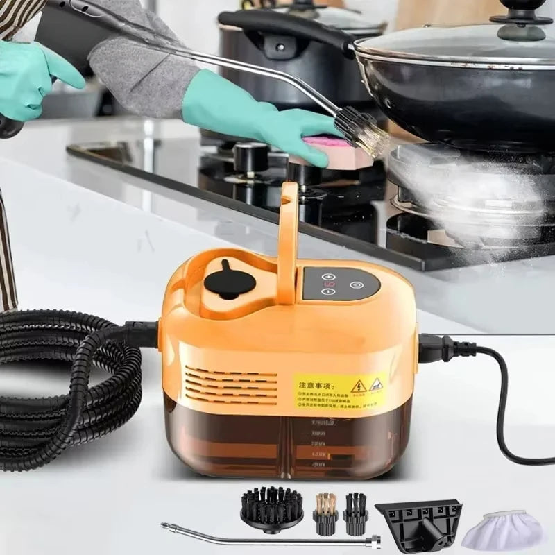 Portable Handheld Steam Cleaner 220V – High Pressure Multifunctional for AC, Kitchen Hood & Car