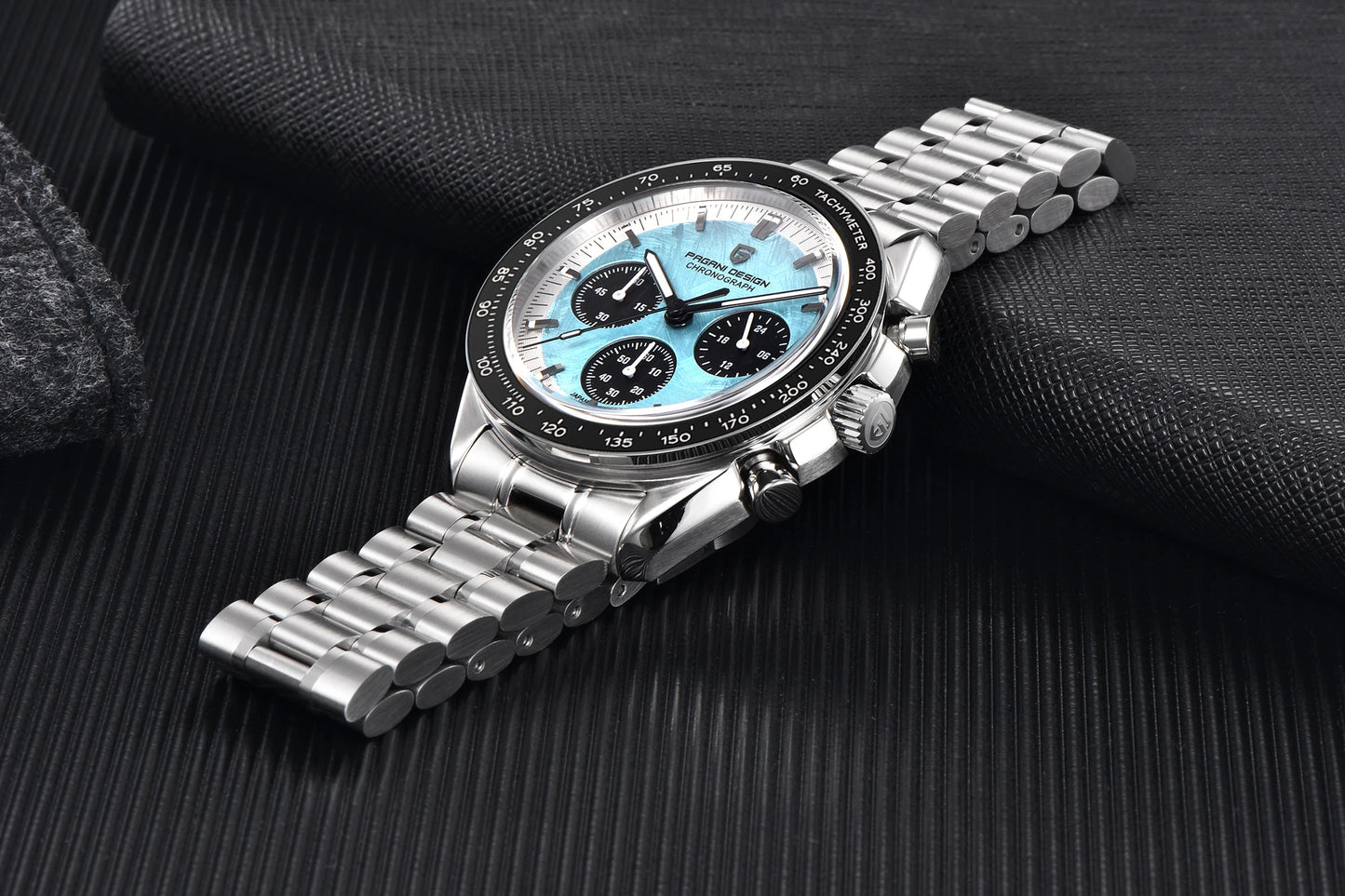 PAGANI DESIGN V5 Moon Men's Watch – Luxury Quartz Chronograph, Waterproof, Stainless Steel, 2026