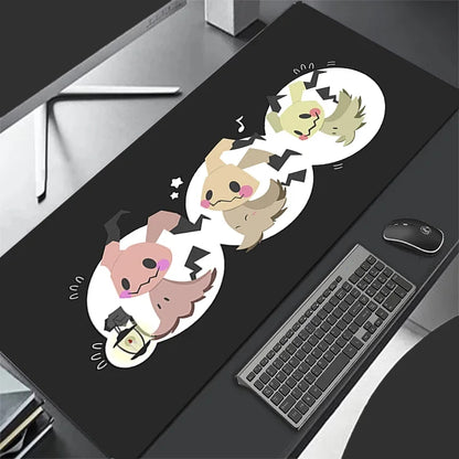 Pokémon Mimikyu Leather Gaming Mouse Pad – Large Anime Deskmat, Waterproof, Keyboard Mat