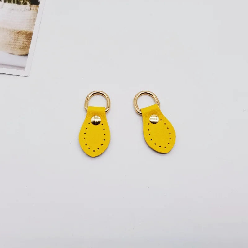 2-Pack PU Leather Bag Buckle Straps with Metal D-Ring - DIY Bag Accessories