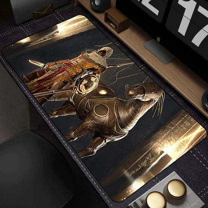 Assassin's Creed XXL Gaming Desk Mat – 900x400mm, Anti-Slip, Waterproof, Stitched Edges