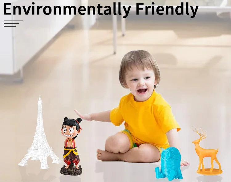 3D Printer Filament Bundle – 10KG, 1.75mm PLA / PETG, 10 Rolls, Mixed Colors & Materials, Fast Ship