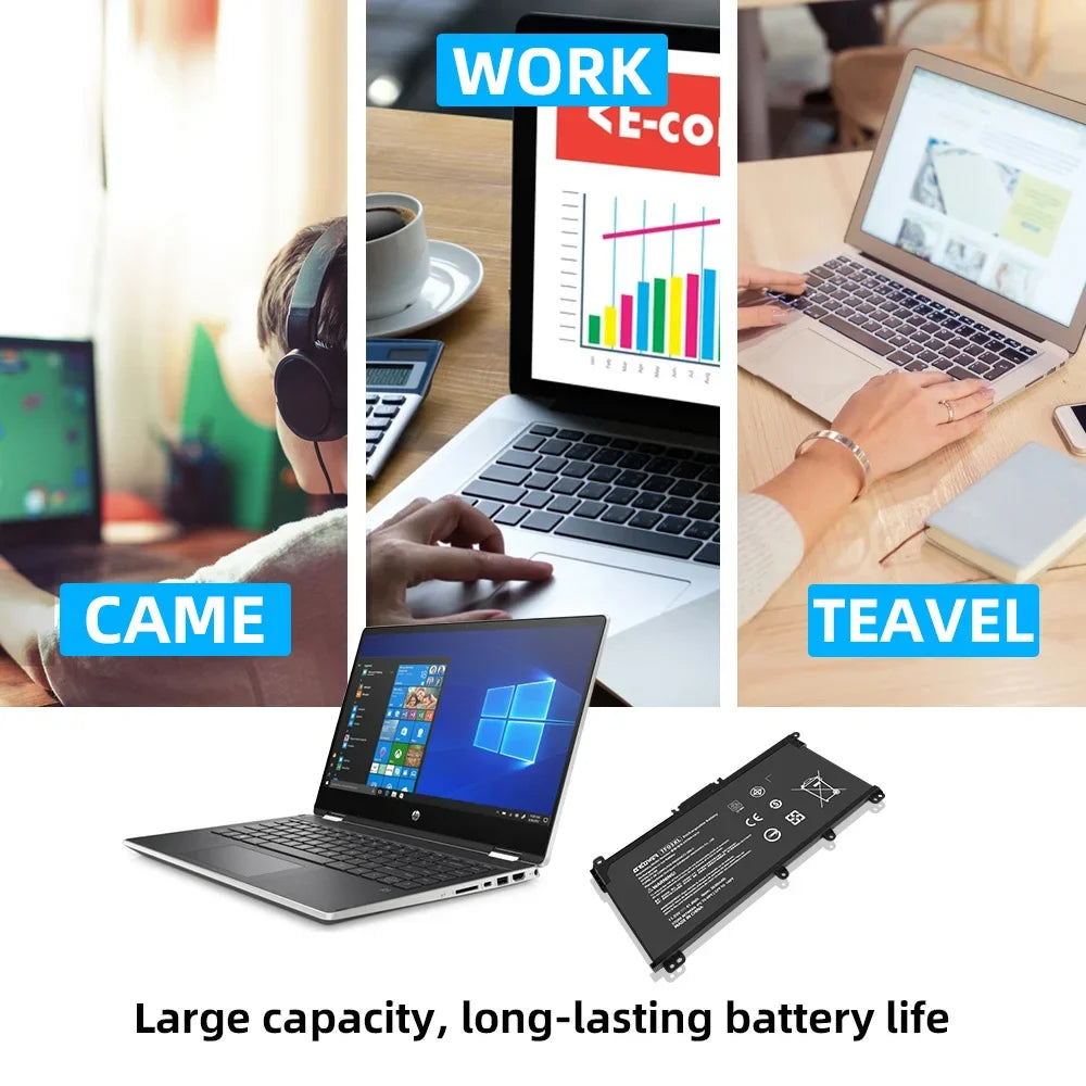SKOWER TF03XL Laptop Battery — For HP Pavilion 14/15/17 Series (HT03XL Compatible)
