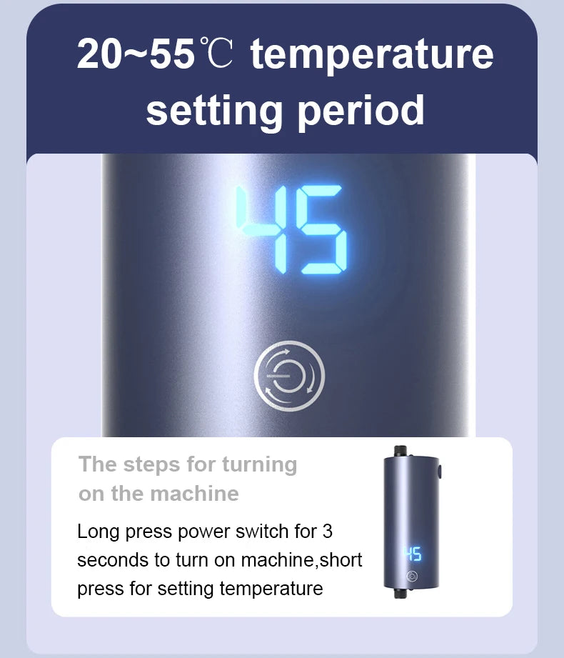 CUKYI 5500W Instant Water Heater | Tankless | Wall Mount | Shower Option | 220V