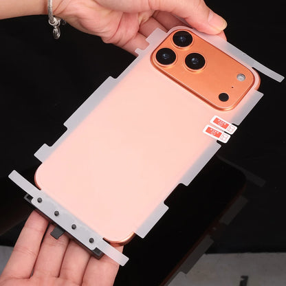 Full Coverage Hydrogel Screen Protector for iPhone 17 / 16 / 15 – HD Side Frame Film