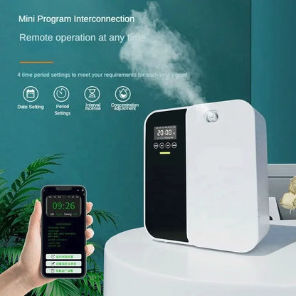 Wall Mounted Scent Diffuser 1000m³ – Bluetooth Essential Oil Fragrance Machine for Home & Hotel