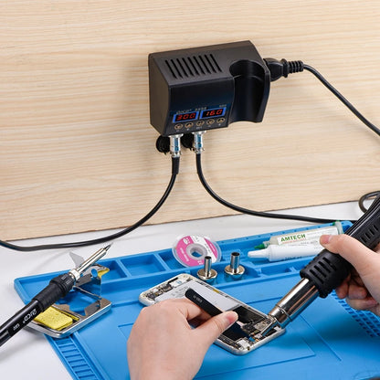 2-in-1 750W Soldering & Rework Station – LCD Digital Display
