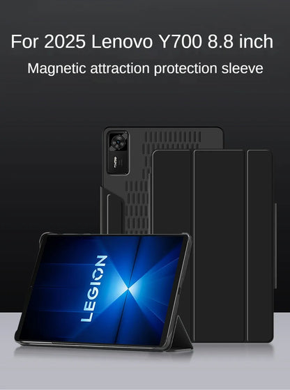 Lenovo Legion Y700 2025 (Gen 4) Case | 8.8" TB322FC | Detachable Magnetic Smart Cover | Black