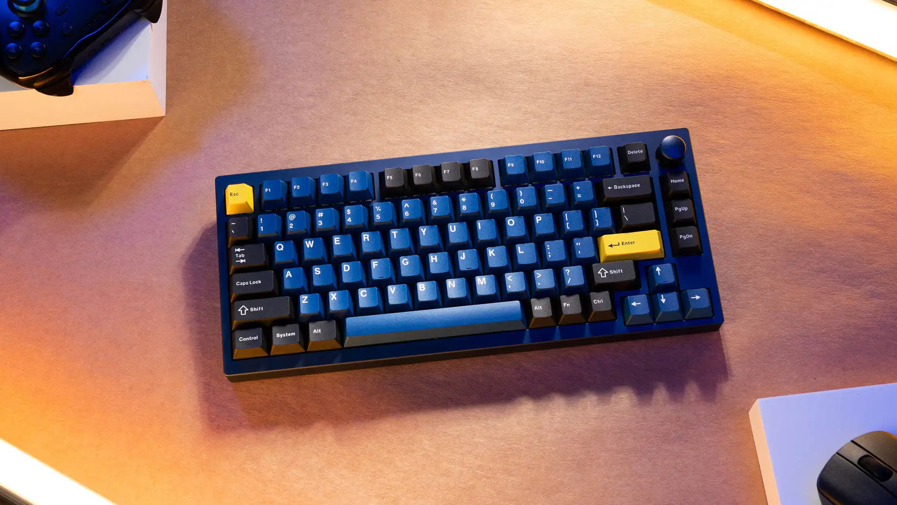 Lemokey P1 Pro QMK/VIA wireless mechanical keyboard with CNC aluminum case, RGB backlit keys, and compact gaming design.