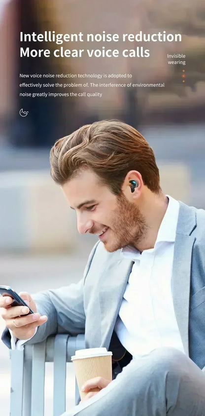 TWS Wireless Earbuds - Noise Reduction Bluetooth Earphones for Sport, Gaming & Sleep