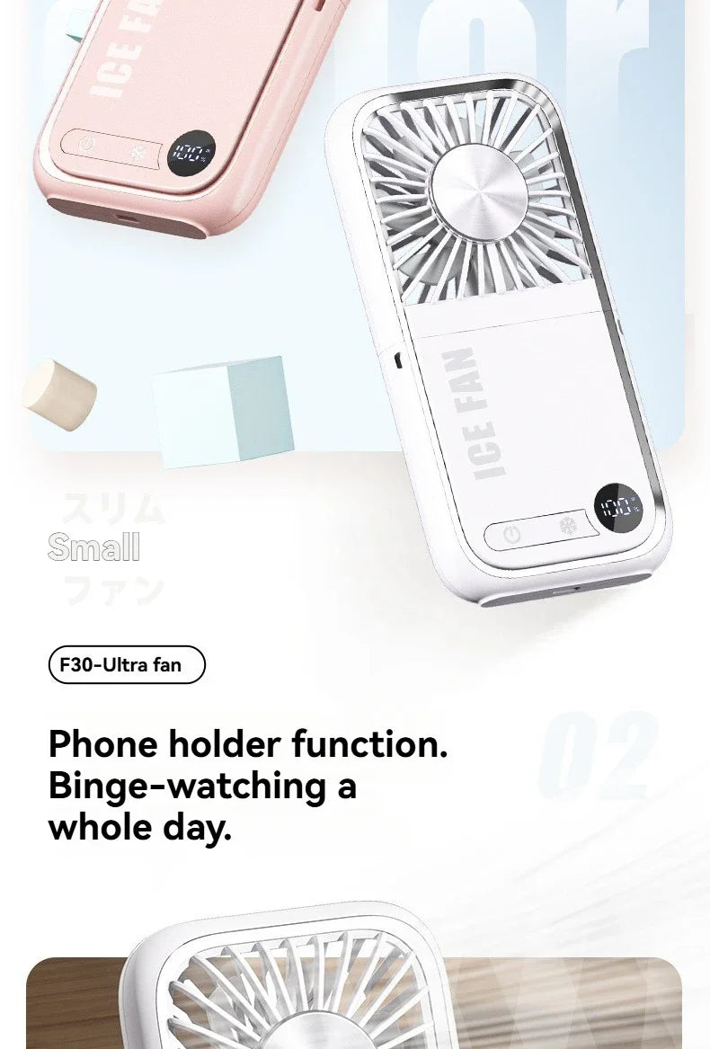 Portable Foldable USB Neck Fan 2025 – Handheld Semiconductor Cooling, Outdoor & Desktop