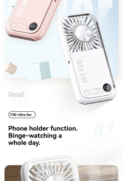 Portable Foldable USB Neck Fan 2025 – Handheld Semiconductor Cooling, Outdoor & Desktop