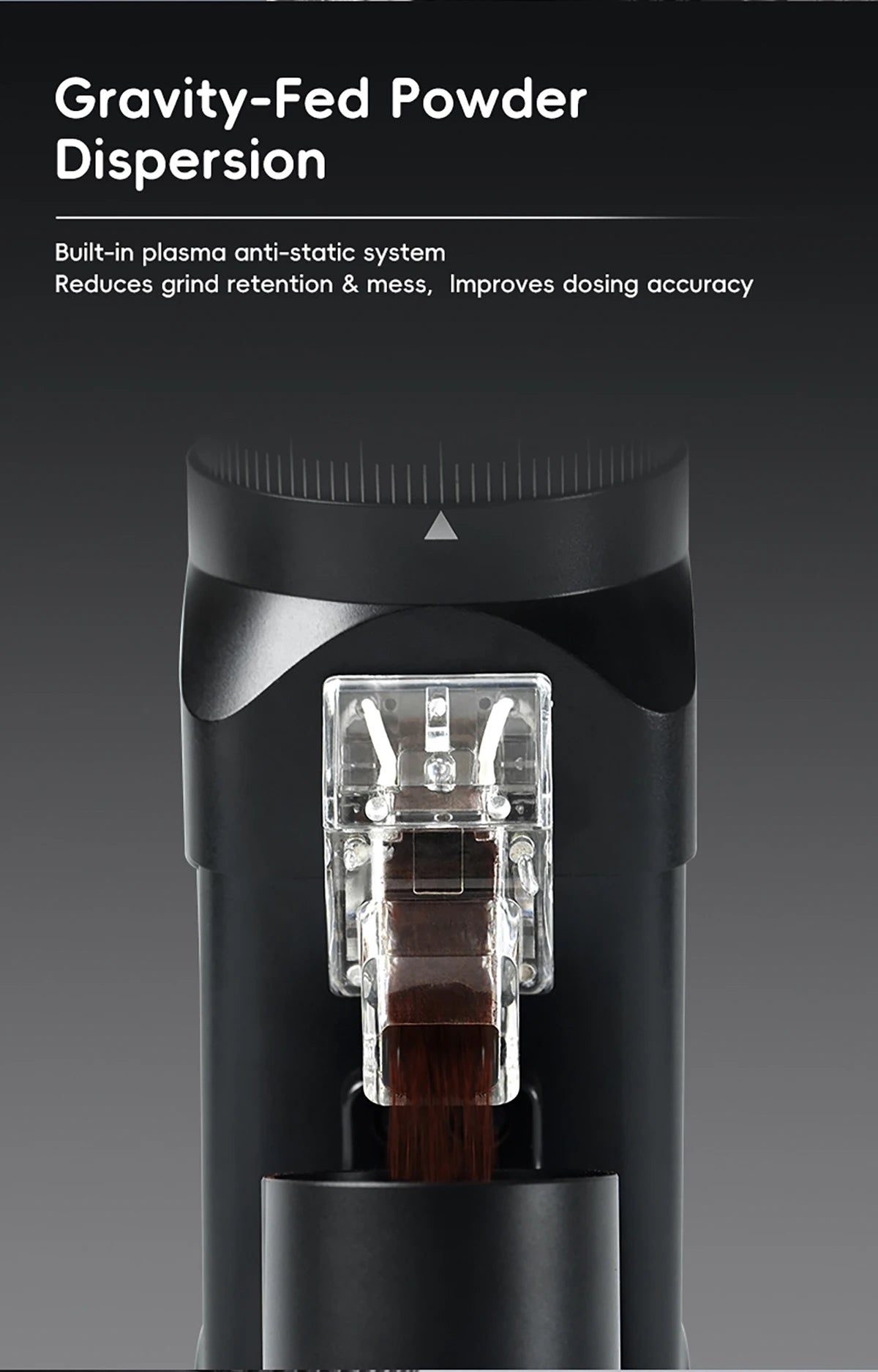 STARSEEKER E64 Electric Coffee Grinder | 64mm Titanium Flat Burr | Stepless | Black / Silver / White