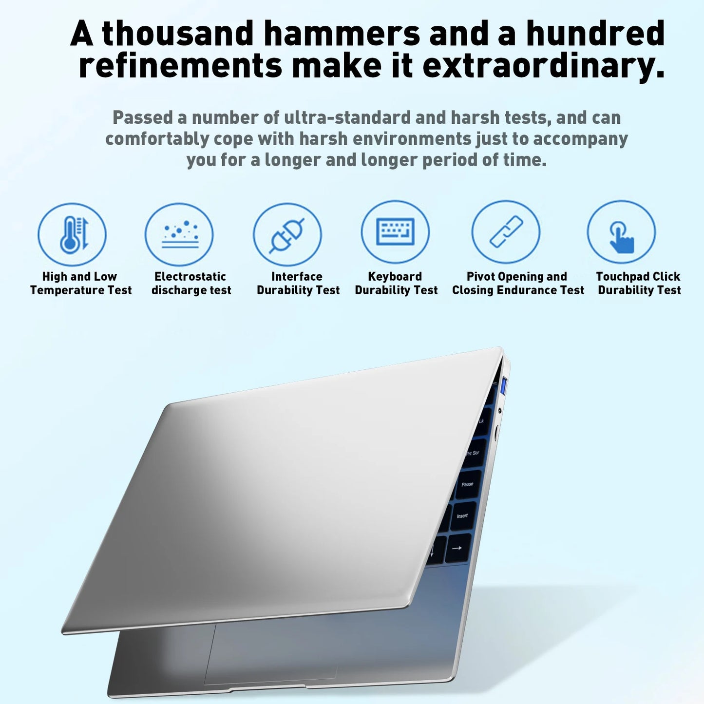 14.1" Ultra Slim Notebook – Intel N3700 16GB RAM 2TB SSD 1920x1080 Windows 11 Pro