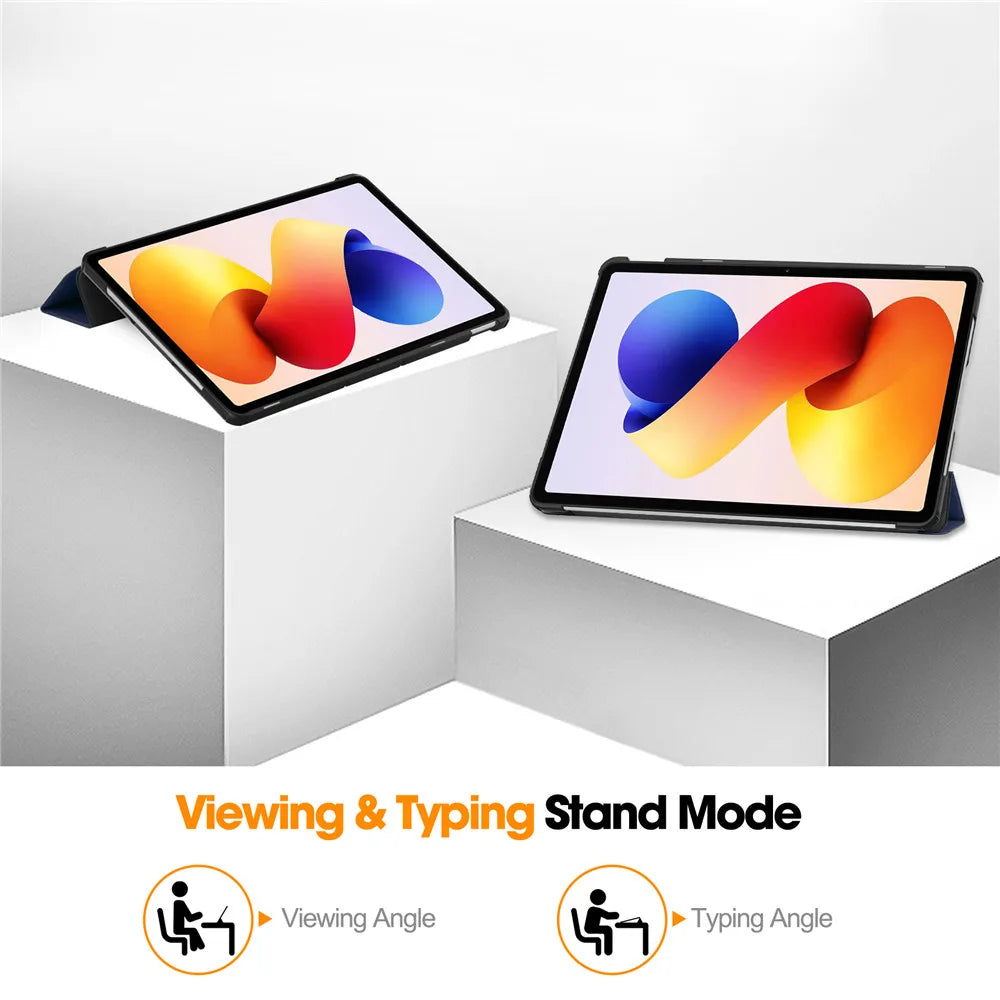 Smart Case for Xiaomi Redmi Pad 2 Pro 12.1" (2025) | Folding Flip Stand | Auto Sleep/Wake | Tablet Cover