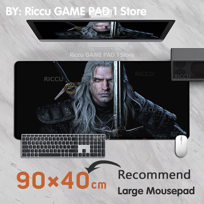 The Witcher 3 XXL Gaming Mouse Pad – Non-Slip, Lockedge, Thickened, Oversized Deskmat