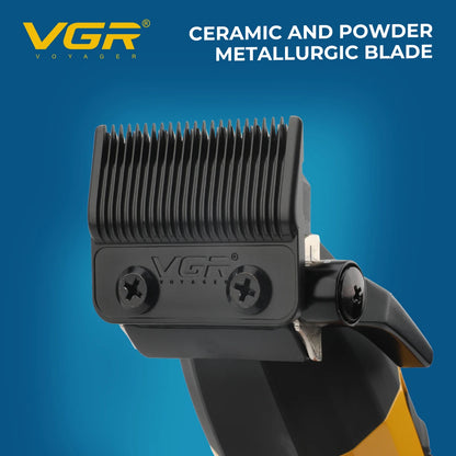 VGR Clipper Professional Hair Trimmer Electric Hair Cutting Machine 9000 RPM Hair Clipper Barber Cordless Clipper for Men V-285