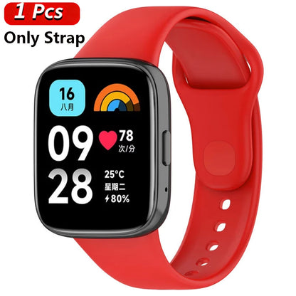 Silicone Strap & Case for Xiaomi Redmi Watch 3 / Active / Lite | Sport Band