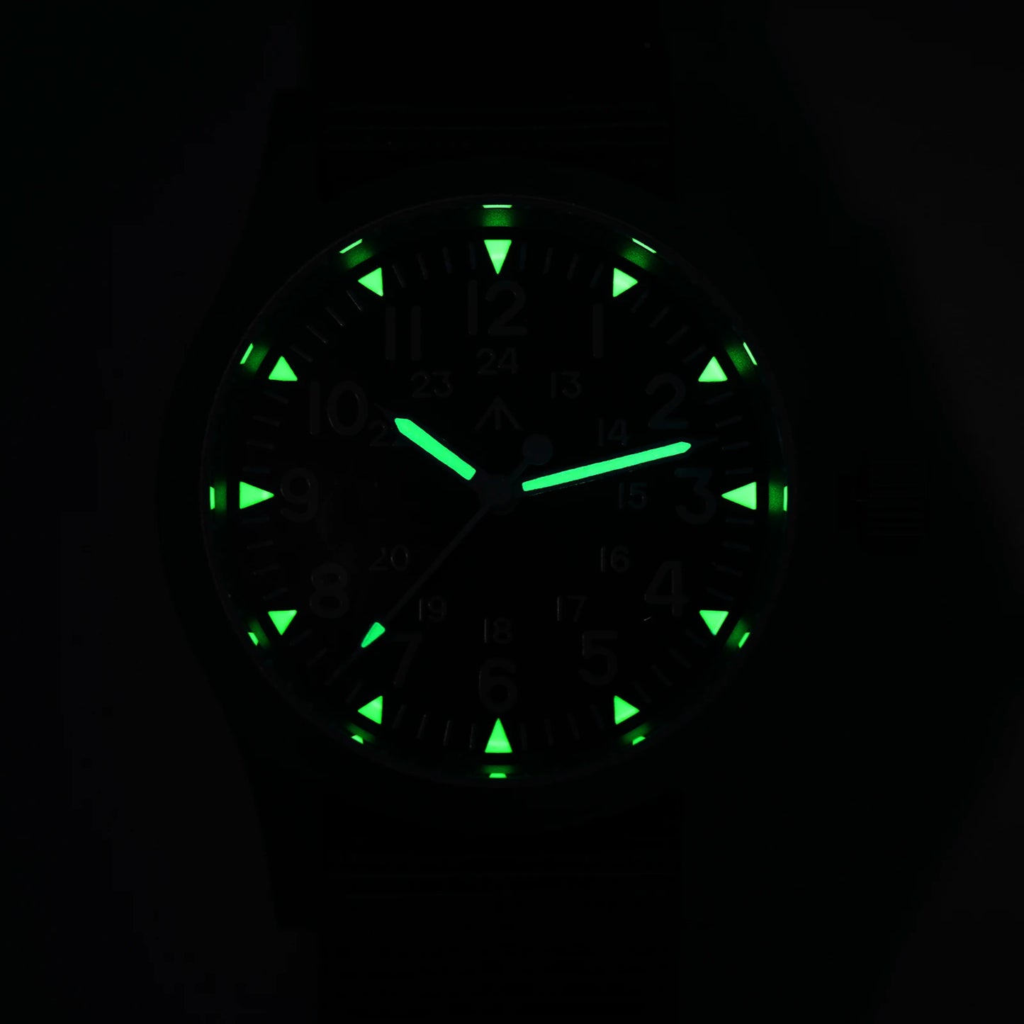 Militado ML05 Vintage Field Watch – 38mm, VH31 Sweep, Sapphire AR Crystal, Luminous