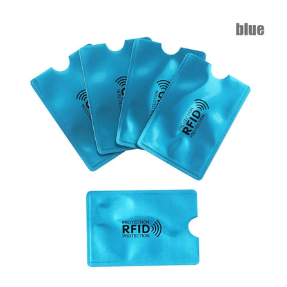 RFID Blocking Card Sleeve Protectors – 5 Pack