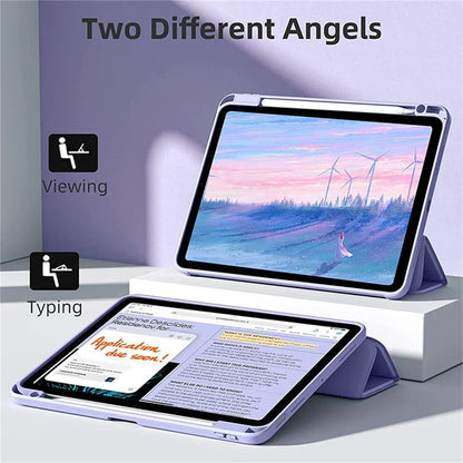 iPad Case with Pencil Slot – iPad 11th 2025, Air 11/13 M3, Pro, Mini 6/7, 10th Gen