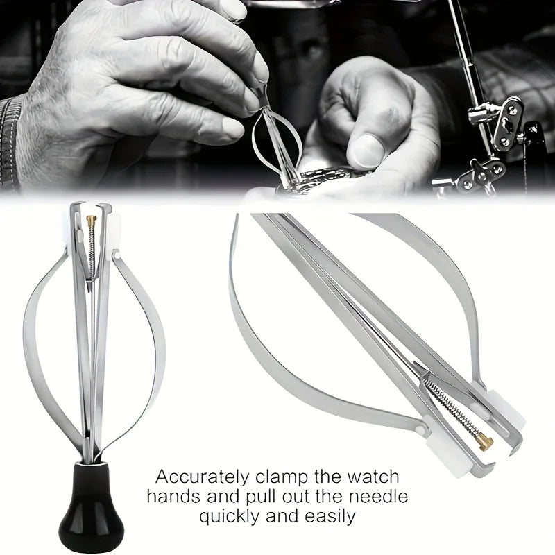 Watch Hands Remover & Presser Tool – Needle Picker Puller Fitting Kit for Watchmakers