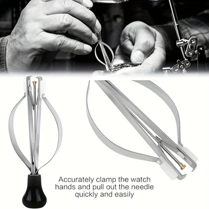 Watch Hands Remover & Presser Tool – Needle Picker Puller Fitting Kit for Watchmakers