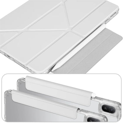 Huawei MatePad 11.5 2025 Smart Fold Case – Magnetic PU Leather + Acrylic Hard Back