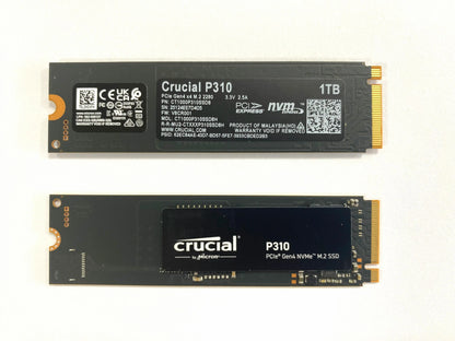 Crucial NVMe SSD M.2 2280 | P3 Plus / P310 / T500 / P510 | PCIe Gen4 | 500GB–2TB