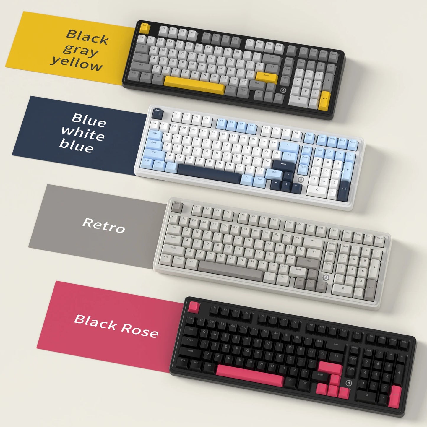AJAZZ AK980 Mechanical Keyboard – 98-Key, Wired, Hot-Swap, Gasket Mount, RGB, CE/RoHS