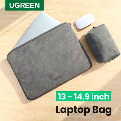 UGREEN Laptop Sleeve Bag 13.9" / 14.9" – Waterproof PU Case for MacBook, iPad, Lenovo, HP