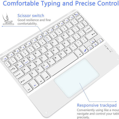 Touchpad Bluetooth Wireless Keyboard – For iPad, iPhone, Android, Windows PC & Laptop