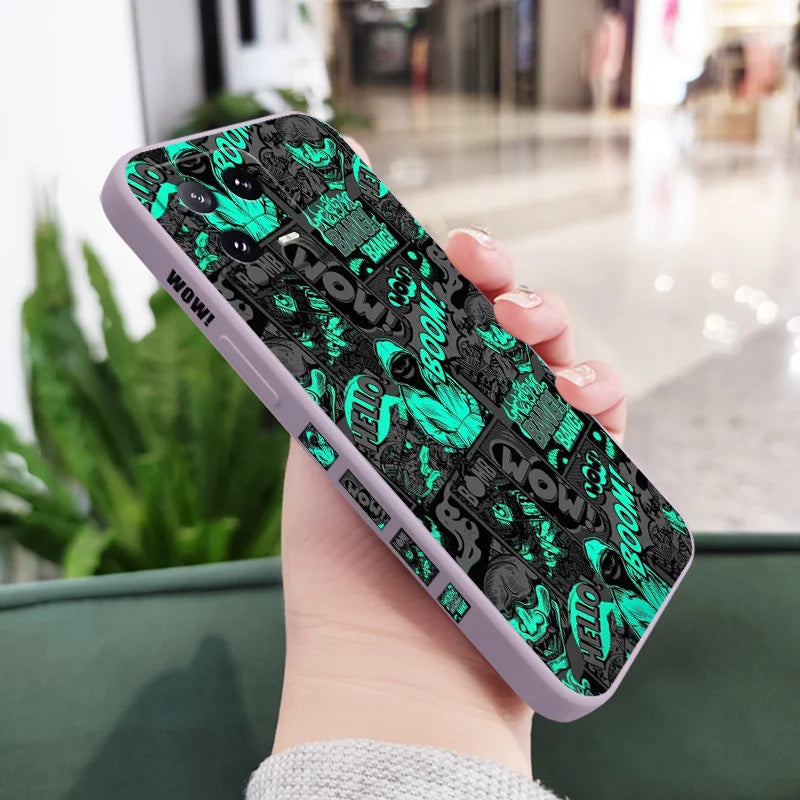 Blackened Clown Silicone Phone Case for Xiaomi Mi 11/12/13/14/15/17 Series