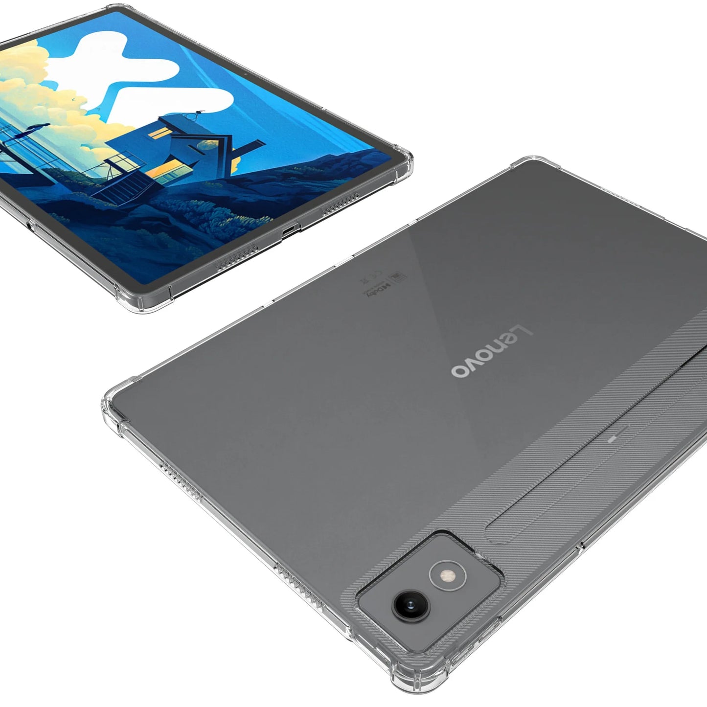 Transparent Airbag Silicone Case for Lenovo Xiaoxin Pad Pro 12.7" 2025 (TB-375FC)