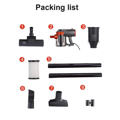 600W Wired Stick Vacuum Cleaner – 18kPa Suction, 5m Cable, 1.5L Dust Box | Multi-Surface | EU/US/UK/AU