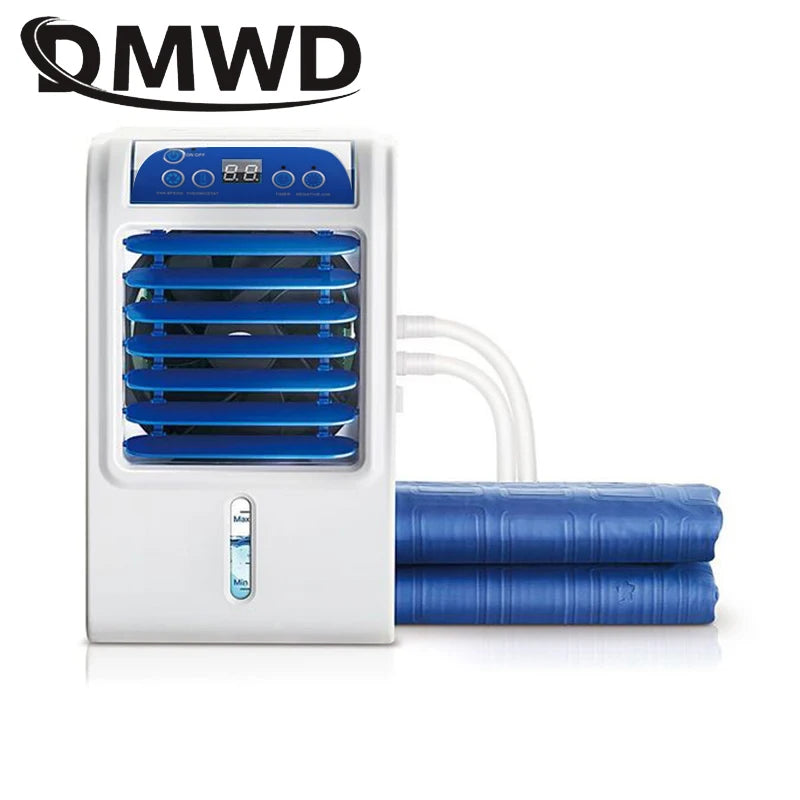 Water Circulation Cooling Bed Pad — Ice Sleeping Mat, Refrigeration Mattress Cooler, EU/US Plug