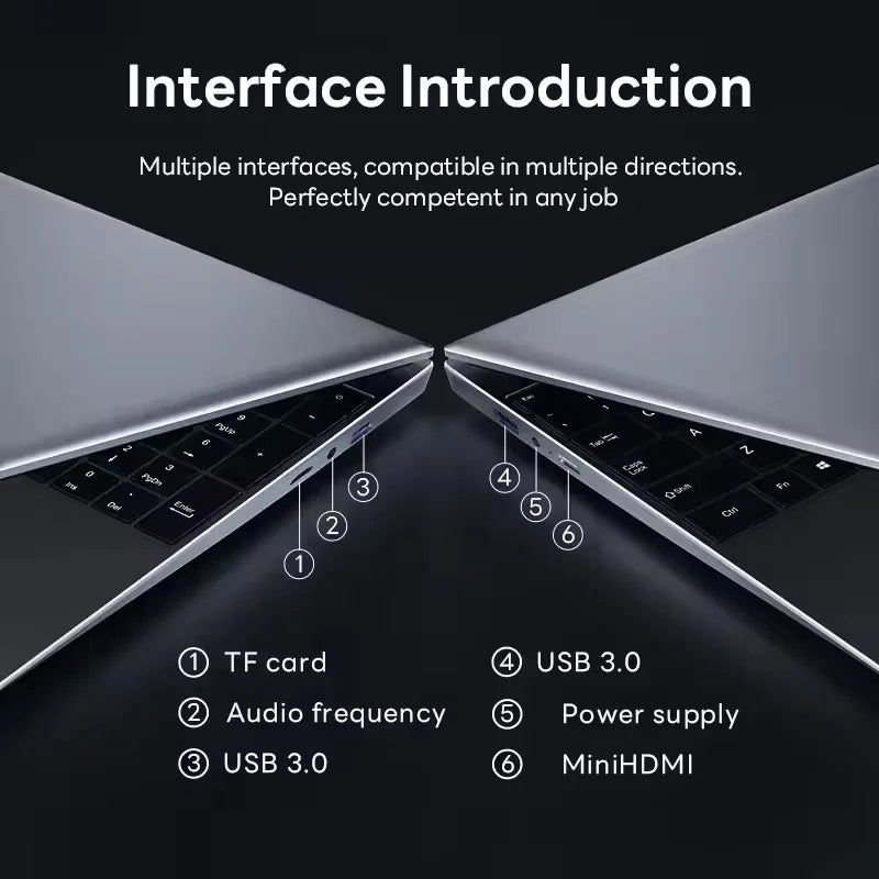 14.1" Gaming Laptop – Intel Core i9-10980HK, 16GB RAM, up to 2TB SSD, Windows 11 | Portable Office & Gaming Notebook