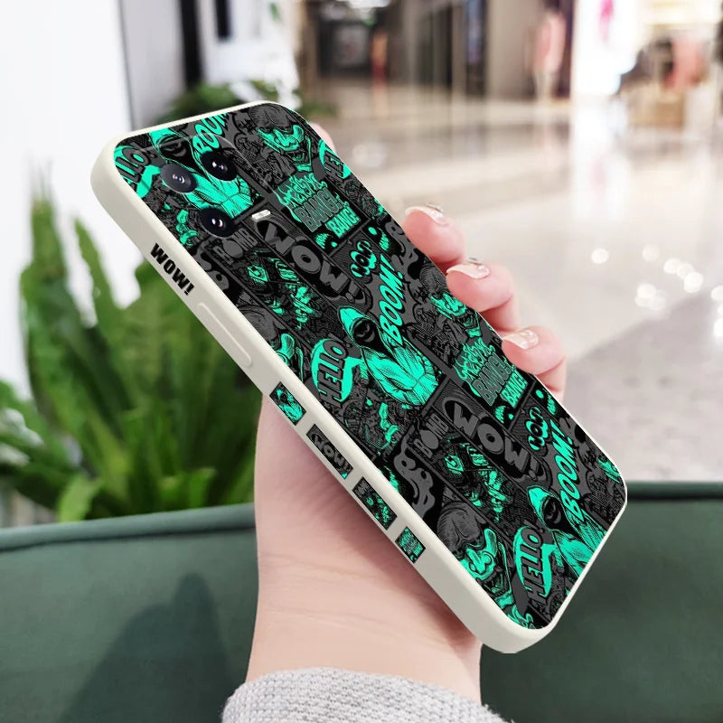 Blackened Clown Silicone Phone Case for Xiaomi Mi 11/12/13/14/15/17 Series