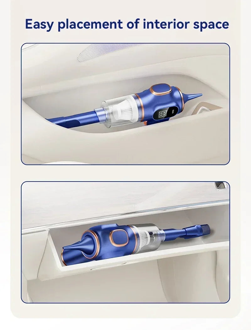 Handheld Wireless Vacuum Cleaner – 9500000Pa, Cordless, Car & Home
