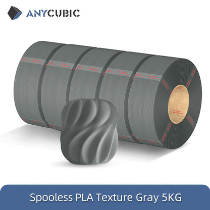 ANYCUBIC 10KG Spooless PLA Filament 1.75mm – Refill for Kobra 3 & S1C