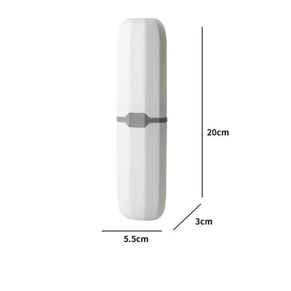 Portable Toothbrush & Toothpaste Holder Case – Travel & Camping Storage Box