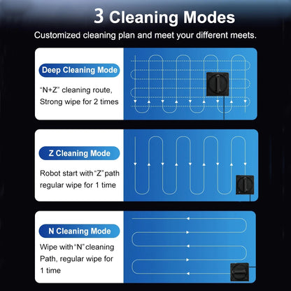 Purerobo W-V1S Robot Window Cleaner – APP Control, Auto Water Spray